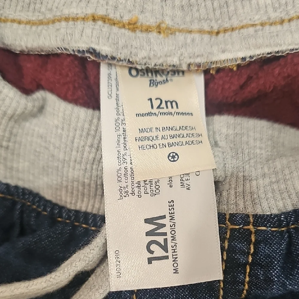 OshKosh B'gosh Navy and Gray Kids Jeans